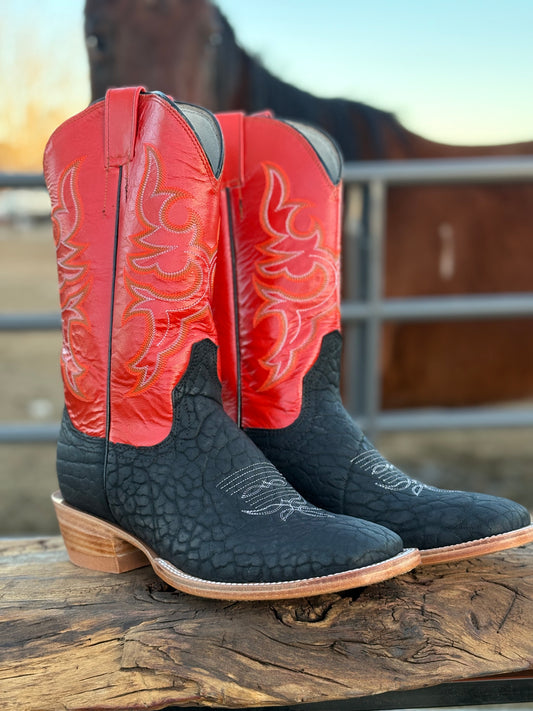 Square Toe Bull Neck Boots